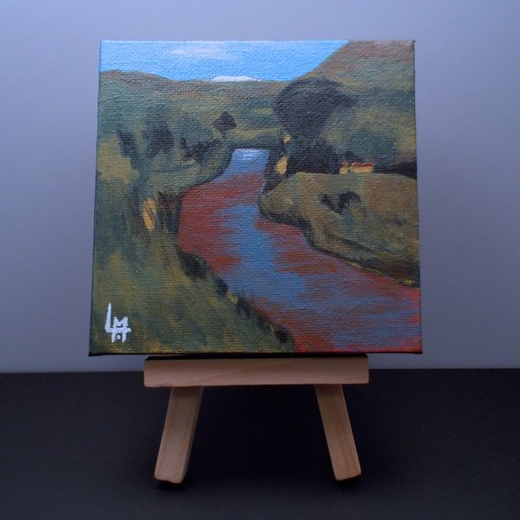 Acrylic Painting - River - Picture 2 of 5